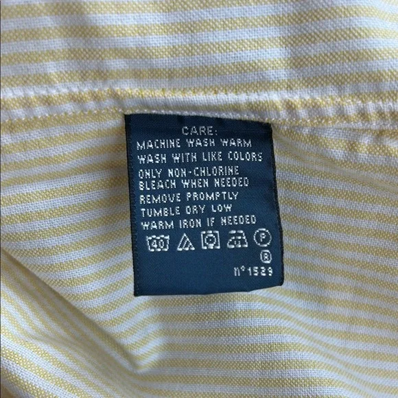 Polo by Ralph Lauren Yellow Striped Women's Top - Picture 4 of 5